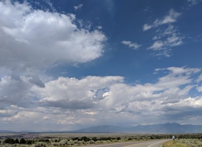 Clouds over north-central New Mexico