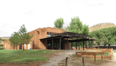 Main building at Ghost Ranch