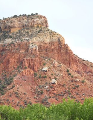 Part of a prominent ridge at the SE edge of Ghost Ranch