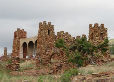 One of the structures at the Holy City in the Wichita Mountains Wildlife Refuge