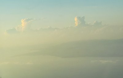 Clouds in the early morning light