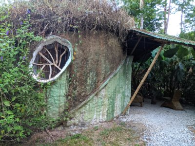 Jody's cabin looked like a hobbit house.