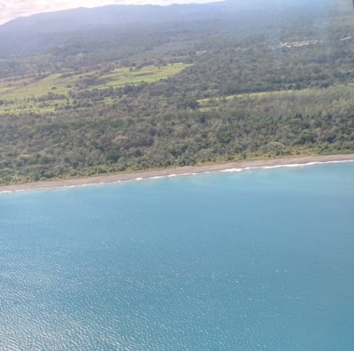 The view of the coast as we turned to head to San Jos