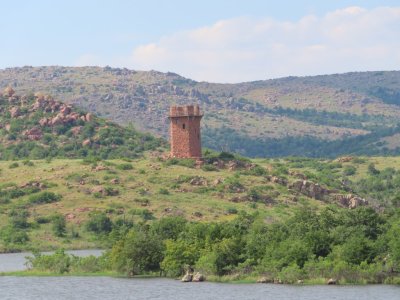 Rock tower at Lake Jed Johnson