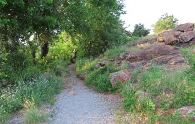 Steve, on the trail to French Lake