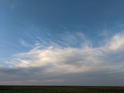 As we drove out of the WMA and headed home, the big sky of SW OK provided us an ever-changing view.