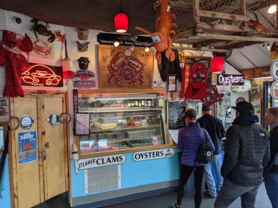 And the inside, where you place your order