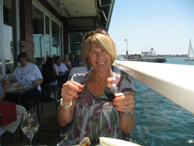 Enjoying my mussels
