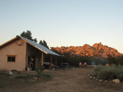 Casita at dusk
