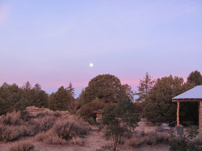 Full Blue New Year's Eve Moon