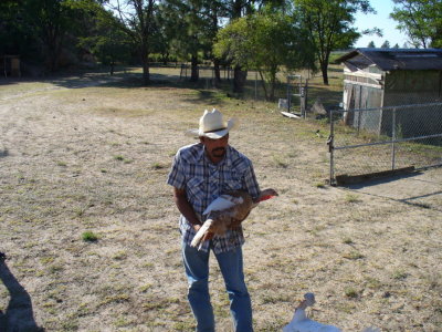 Ricardo and the ranch turkey 2005