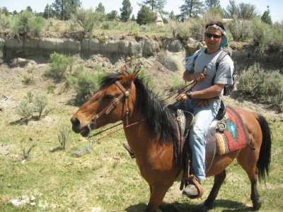 Alex and his steed