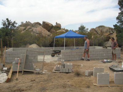 John checking out the work - 5/26