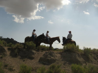 Riders on the bluff