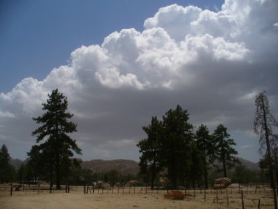 Clouds over the ranch