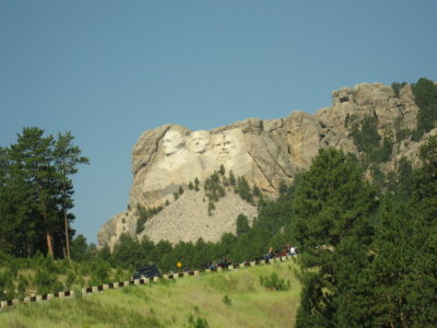 Heading up to Mt. Rushmore