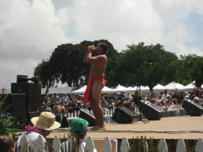 Blowing the Conch
