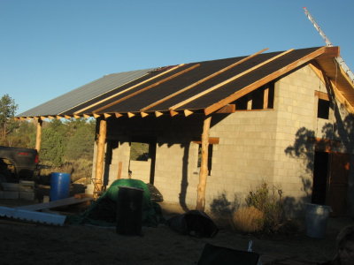 Morning light on the casita