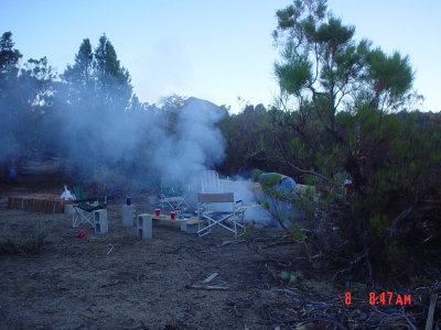 J making smoke signals