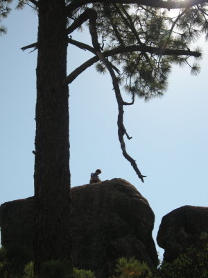 Jorge on the rock
