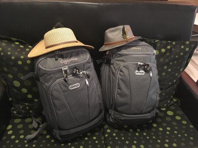 We packed light, even for 5 weeks!