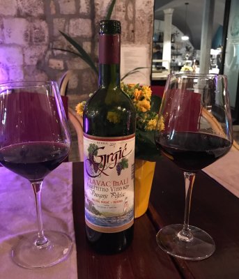 A delicious Croatian wine ... from the founder of Grgich Hills!