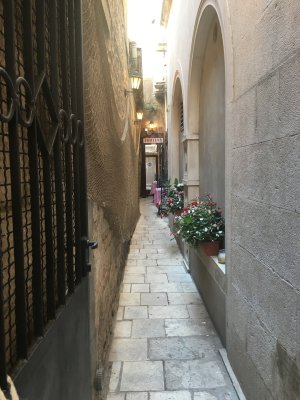 Typical street in Split