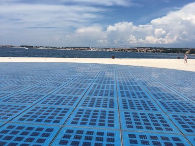 Zadar solar art installations