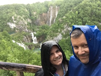 The weather was a bit rough at Plitvice Lakes!