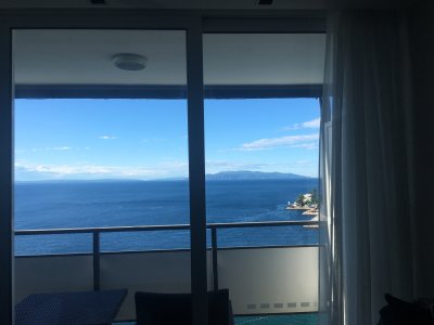View looking out from our hotel, Opatija