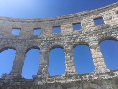 An amazingly preserved amphitheater (from 10 AD!), Pula, Croatia