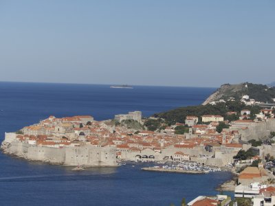 Looking down on the old city, Dubrovnik