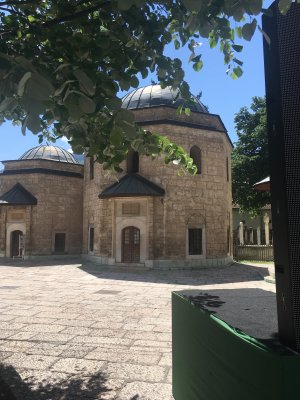 A quiet courtyard, Sarajevo