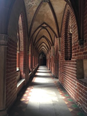 One of the hallways in Malbork Castle