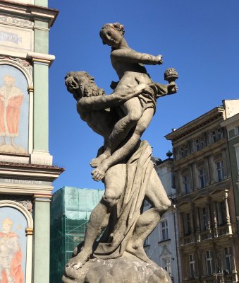 A statue of Cyn and Jim in Poznan?