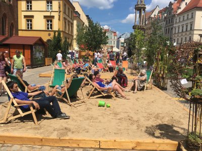 Wroclaw has beaches! 