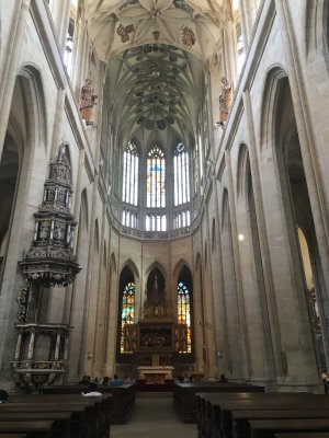 Inside St Barbara's Cathedral