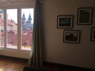 View from our apartment, Prague