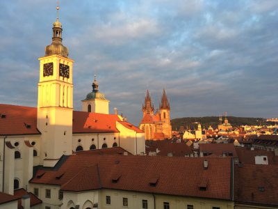 View from our apartment, Prague