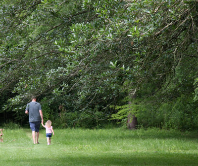 Christopher and Blair exploring