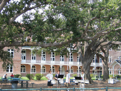 Holy Cross School in New Orleans one year after Hurricane Katrina