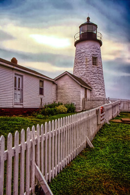 Lighthouse -Coast of Maine.