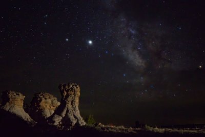 Milky Way over the Three Sisters