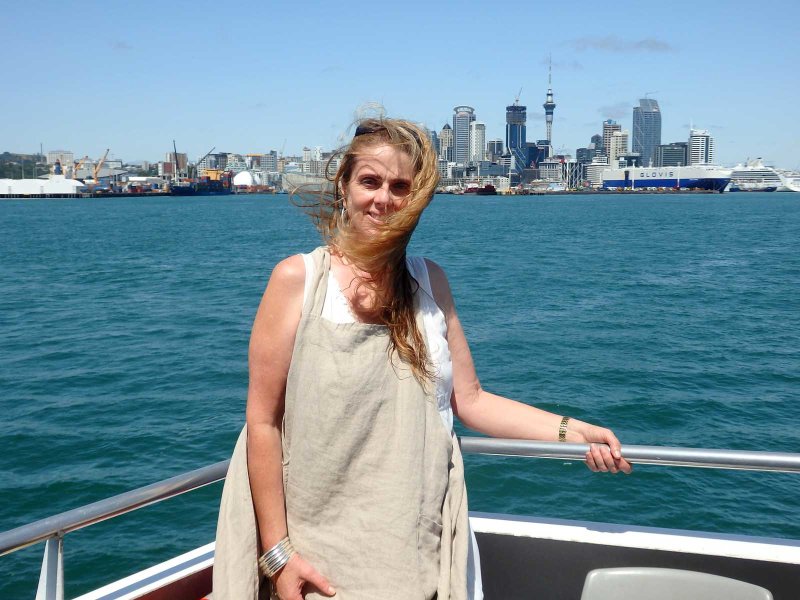 On the Ferry into the City