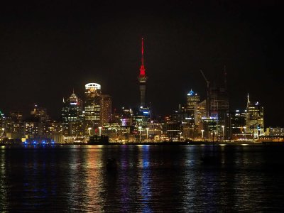 Auckland Harbour at Night 2