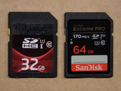 Two Memory Cards