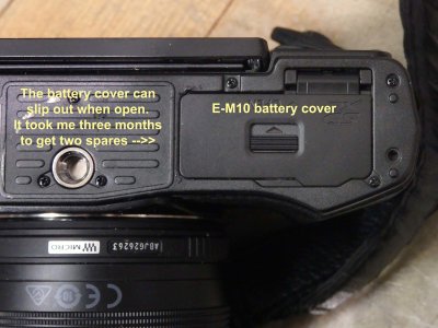 New E-M10 Battery Cover