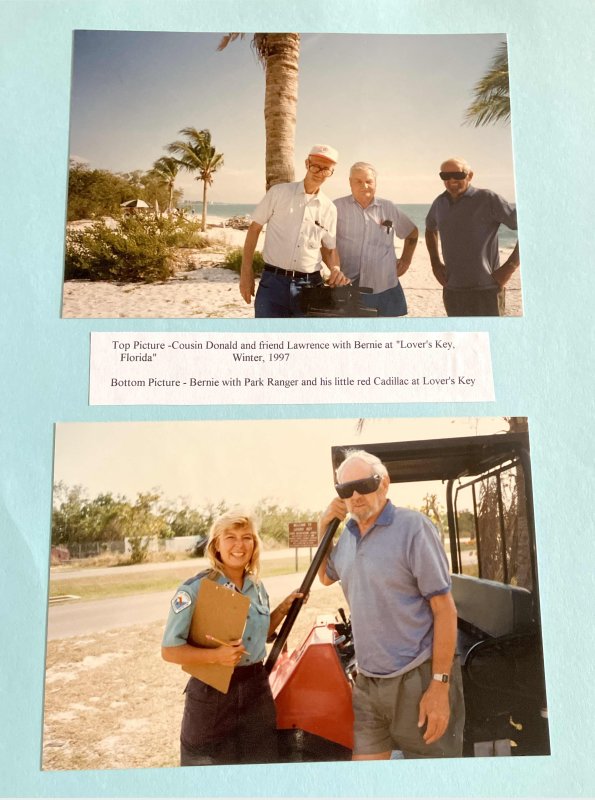 Volunteered Loves Key State Park 1997  - Donald visited
