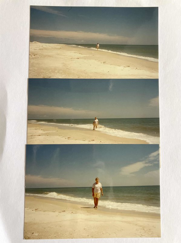 Walking Beach leaving Florida to go to Texas 1997