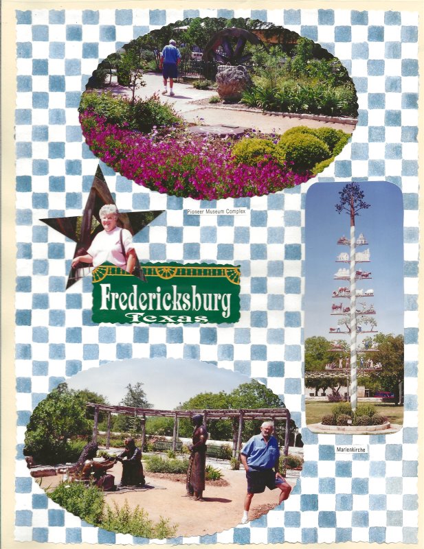 Visit to Fredericksburg Texas on way home 1998